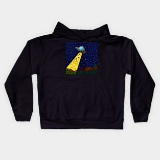 UFO Abduction Kids Hoodie